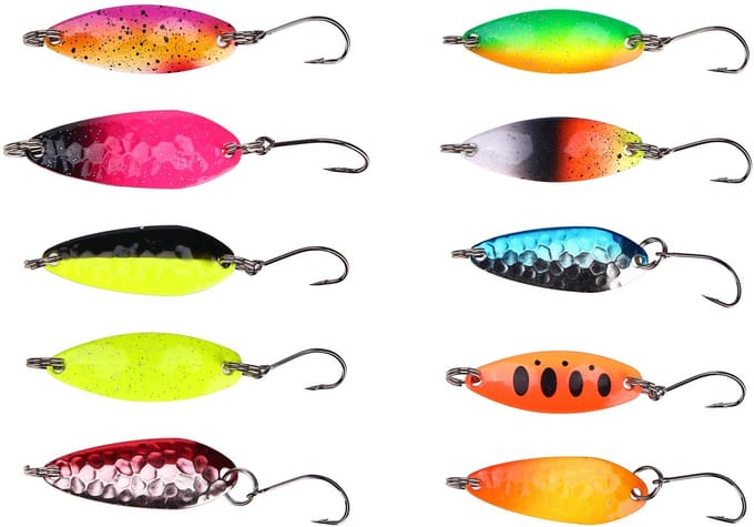Fish4all Trout Spoon Box Mix 2.9g-3.3g (10 Stuks) - Kunstaas Set