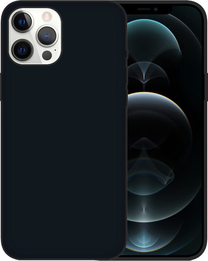 Hoesje geschikt voor iPhone 14 - Backcover - TPU - Zwart