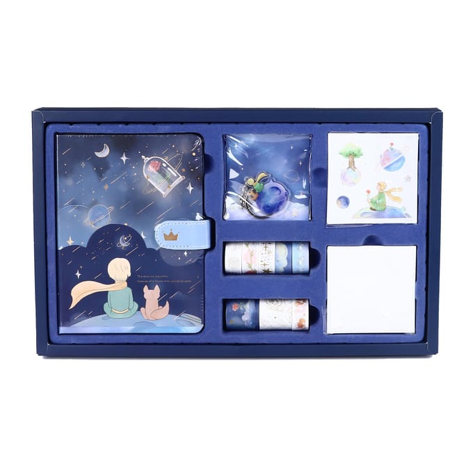 Journaal Set Romantisch Schattig 3D Intro Pagina 192 Pagina's Dagboek en Tapes Stickers DIY Journaling Kit gray