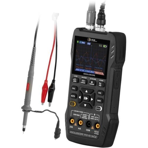 PCE Instruments PCE-OC 50 Batterij 2000000 Hz 50 MSa/s 32 kpts Multimeterfuncties 1 stuk(s)