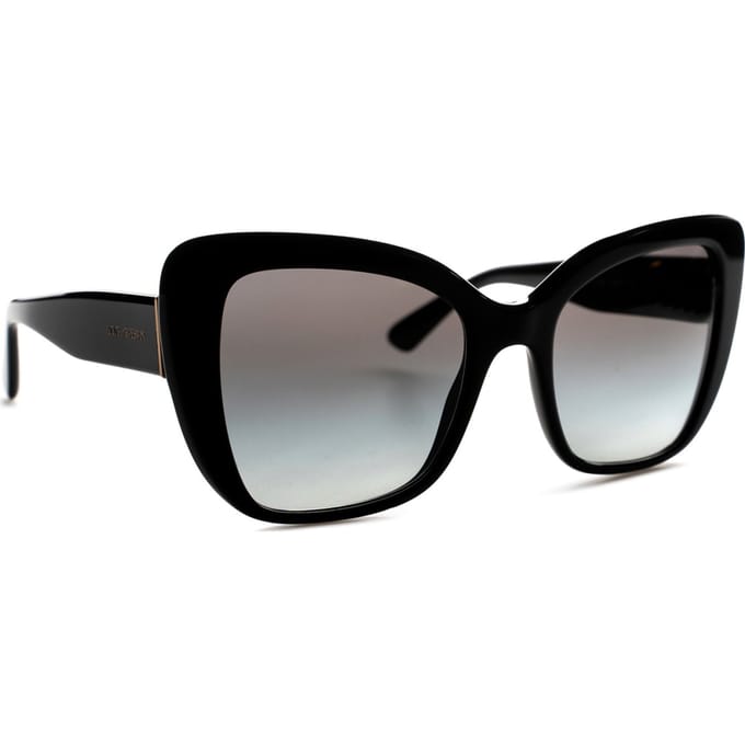 DOLCE & GABBANA Zonnebril DG4348 501/8G Zwart Grijs Verloop