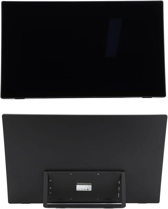 Draagbaar Touchscreen - Secundair Scherm - Zakelijk Overleg - Direct Type C Verbinding - 185 Inch - Zwart