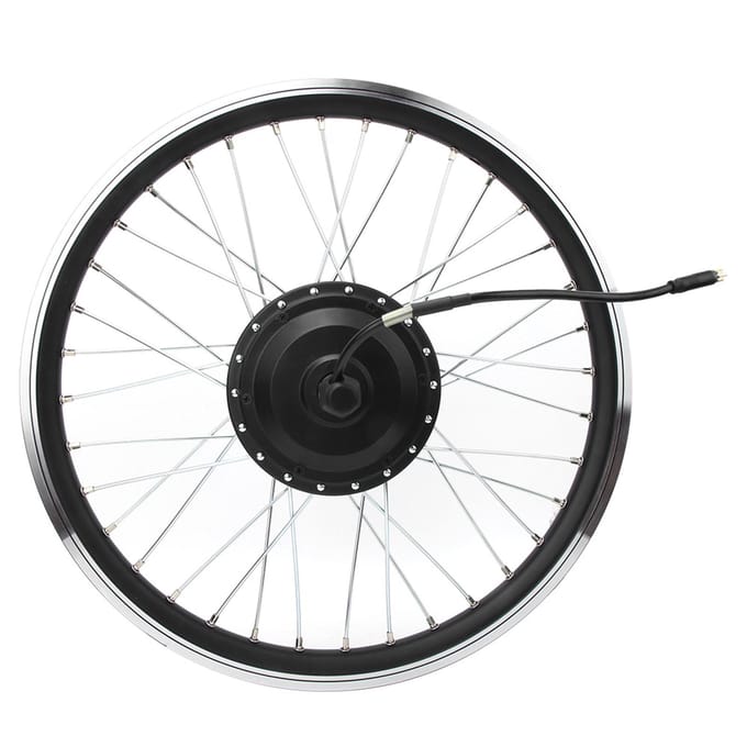 Kit de conversion Vélo Électrique 24V 250W avec Affichage LCD3 24 KT Étanche pour Roue(pour transmission avant ) black