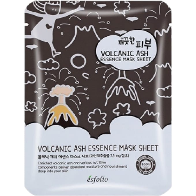 esfolio - Pure Skin Volcanic Ash Essence tissue masker - set van 10 stuks