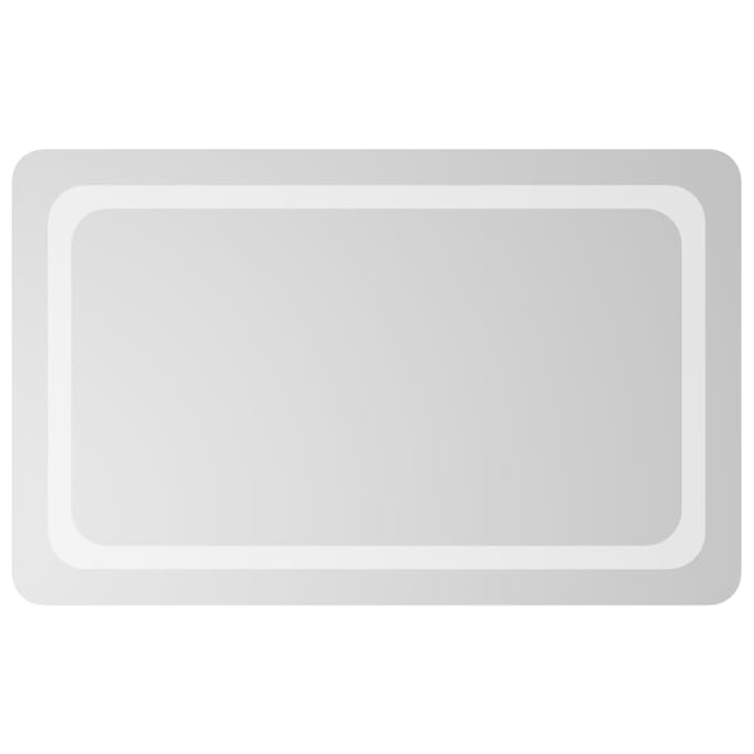 vidaXL - Badkamerspiegel - LED - 50x80 - cm