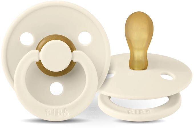 BIBS symmetrisch maat 2 - 6-18 maanden - Ivory fopspeen