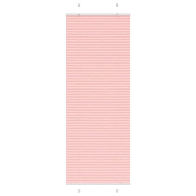 vidaXL - Plissé - rolgordijn - 70x200 - cm - stofbreedte - 69,4 - cm - polyester - roze