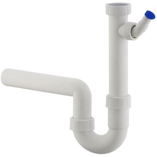 HAAS plastic flushing siphon DN 40 with hose connection 2910