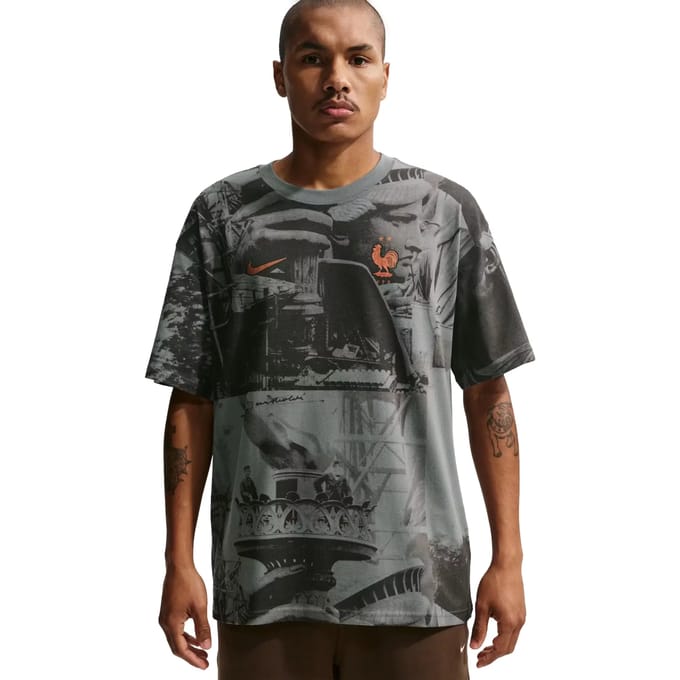 Nike T-shirt Heren FFF Iron Grijs - Maat M