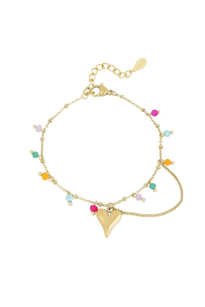Heart pop armband