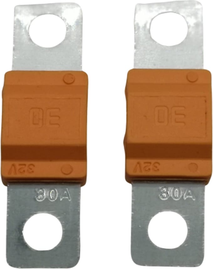 MIDI zekering 30A schroefzekering geschikt voor de MIDI zekeringhouder 12v, 24v en 32v (2 stk)