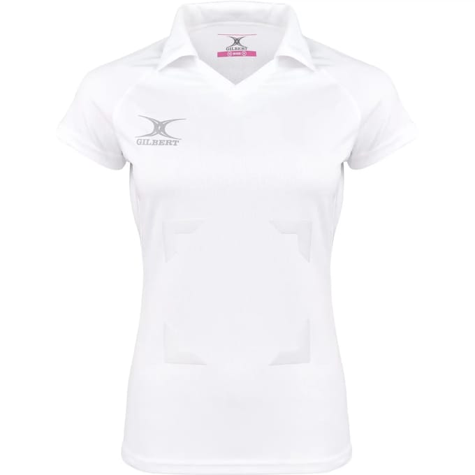 Gilbert Netball Eclipse Hook and Loop Shirt Wmn - W 6 - Wit