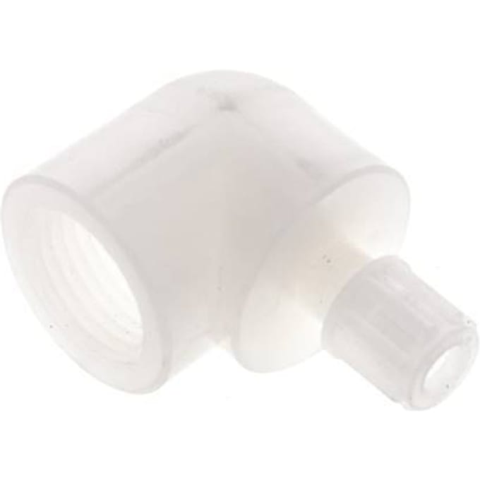 6x4mm & G1/2'' PVDF L-Vorm Knelfitting Binnendraad 10bar