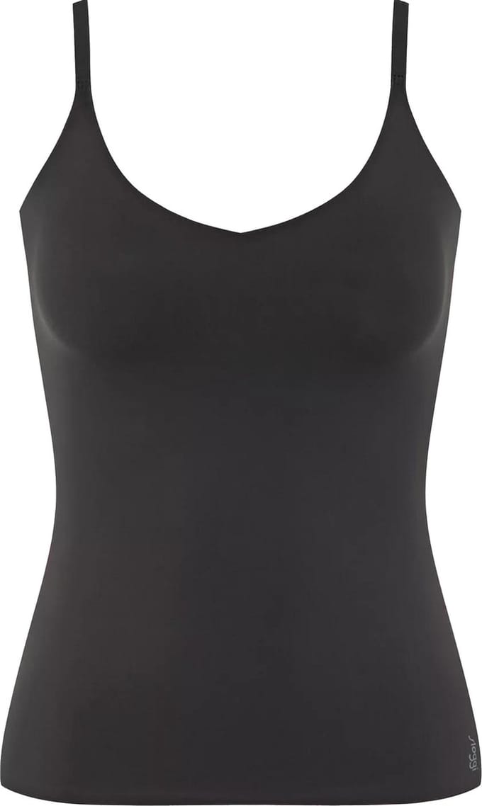 sloggi ZERO Feel 2.0 Spaghetti Top Dames Onderhemd - Zwart - Maat XXL