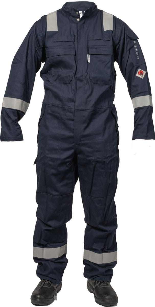 Vlam vertragende Antistatische Multinorm overall Striping 52