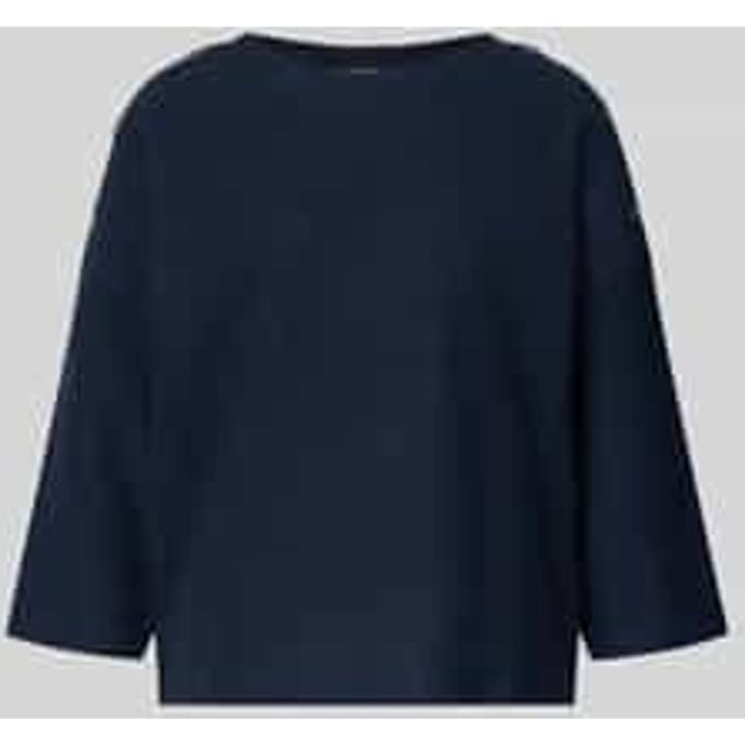 loose fit 3/4-shirt van katoenmix met modal-aandeel