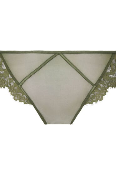 Hunkemöller Hoog Uitgesneden Brazilian Valora Groen