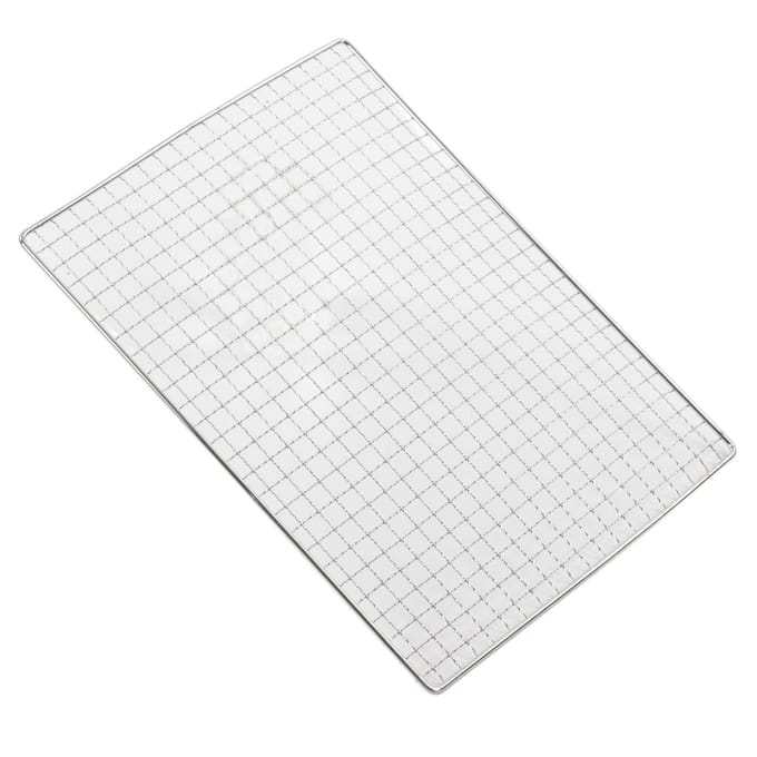 Barbecue Draadmat Roestvrij IJzer Multifunctionele BBQ Grillmat voor Thuis Picknicks Kamperen white