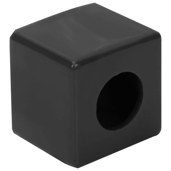 Draagbare Biljart Keu Chalk Houder Beschermhoes High-end Accessoire zwart