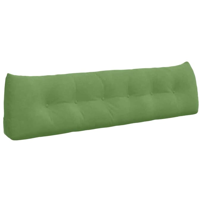 vidaXL - Rugkussen - Lichtgroen - 180 - x - 24 - x - 50 - cm - Fluweel