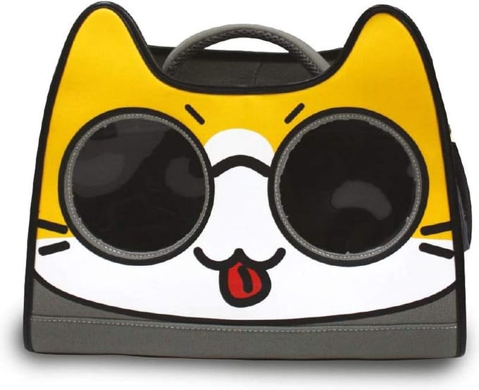 Transportbox voor honden en katten - Klein oranje - 48 x 20 x 36 cm
