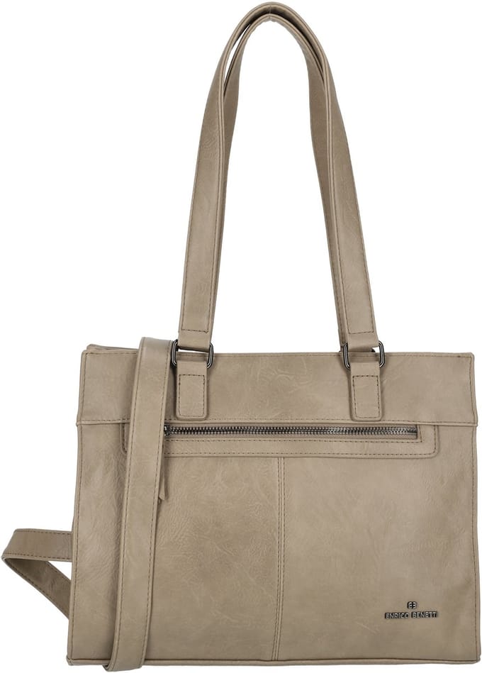 Enrico Benetti Julia Shopper Schoudertas - Lichttaupe