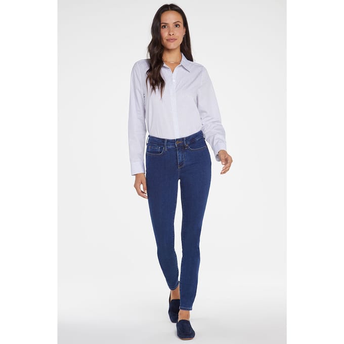 Ami Skinny Jeans Middenblauw Premium Denim (Lang)