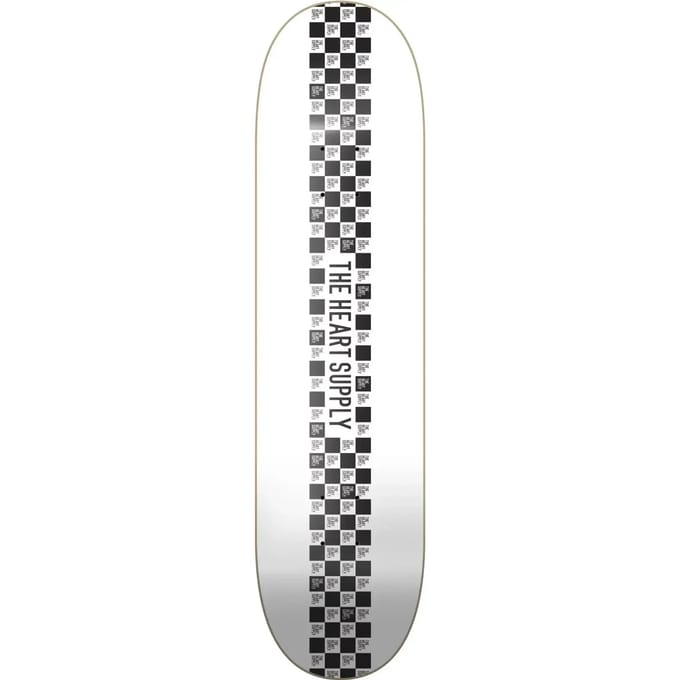 Skateboard Heart Supply Check Stripe