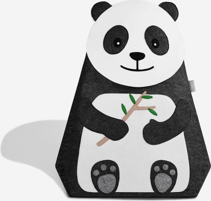 STACKERS - speelgoedmand - opbergmand - wasmand - wassorteerder - kinderen - Panda
