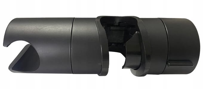 Kuchinox - Douchekophouder - Zwart - ABS - Compact