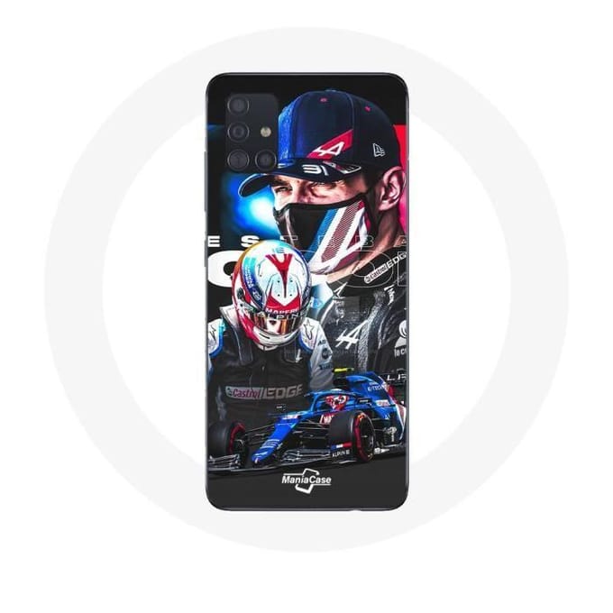 Samsung Galaxy A51 Hoesje Formule 1 Esteban Ocon F1 Autocoureur