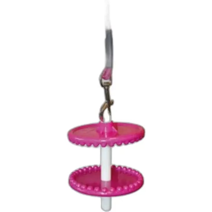 Likit Liksteenhouder Paard met Touw - Glitter Pink