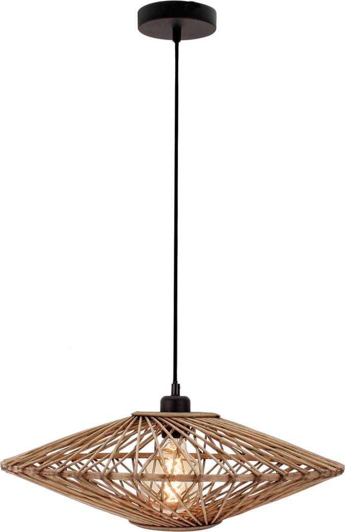 Chericoni Nature Capello Hanglamp - Ø50 cm - 1 lichts - E27 - Bamboe