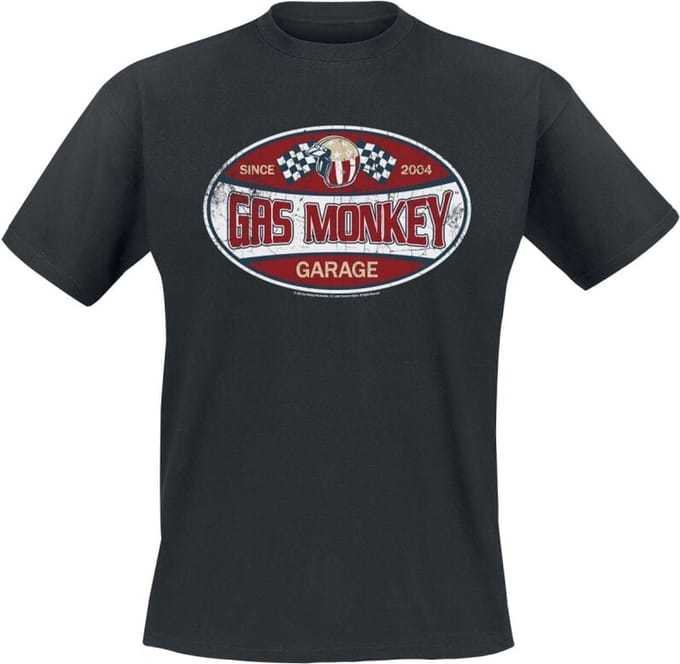 Gas Monkey Garage Since 2004 Label Heren T-shirt - zwart - L