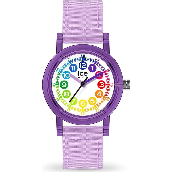 Ice Watch ICE learning - Purple learning 024499 Horloge - Nylon - Paars - Ø 28 mm