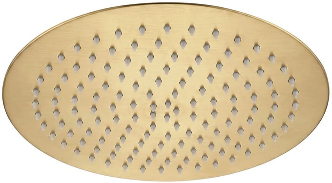 Rea - Ronde Douchekop Js-p014bg 30cm Brush Gold - 30 x 30 x 0,2 cm