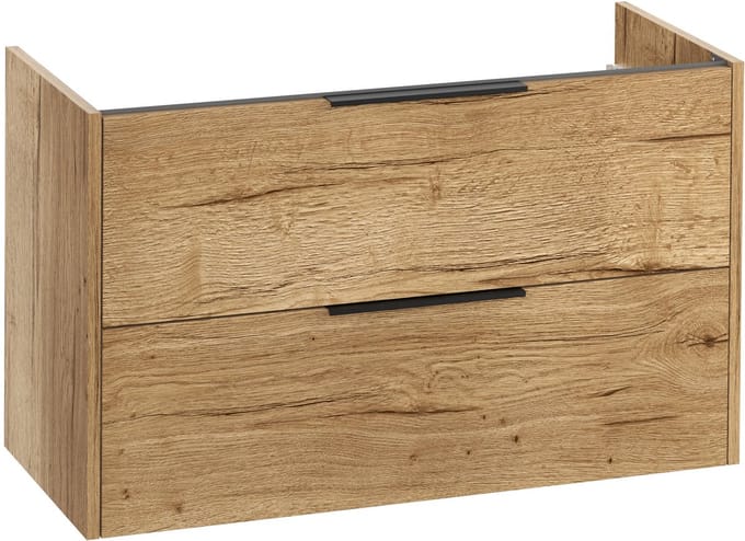 Saqu Lima wastafelonderkast excl. greep 100x45x60cm kast eiken marcato