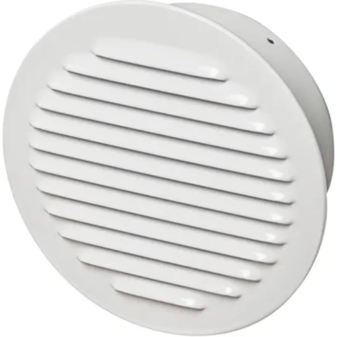 Sencys Schoepenrooster Rond Hoog Model 125mm Mat Wit