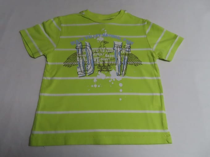 T shirt - korte mouwen - Jongens - Limoen - 2 jaar 92