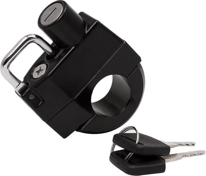 Beveiliging voor helm | Anti-diefstal | ZWART