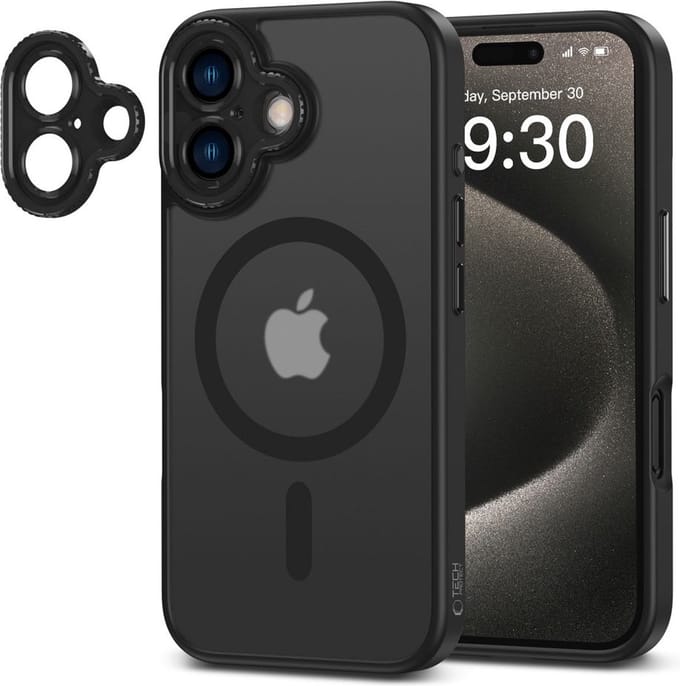 Tech-Protect MagCam MagSafe Case for iPhone 16 - Translucent