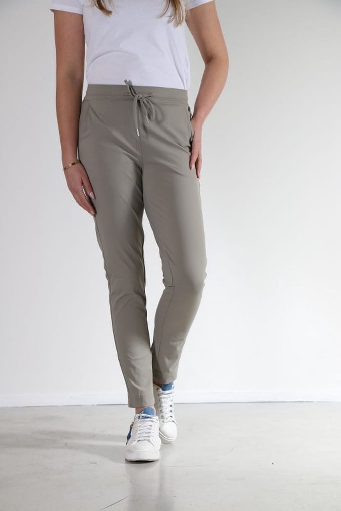 New Star - Dover25 green knit chino L29 dames broek - maat 38