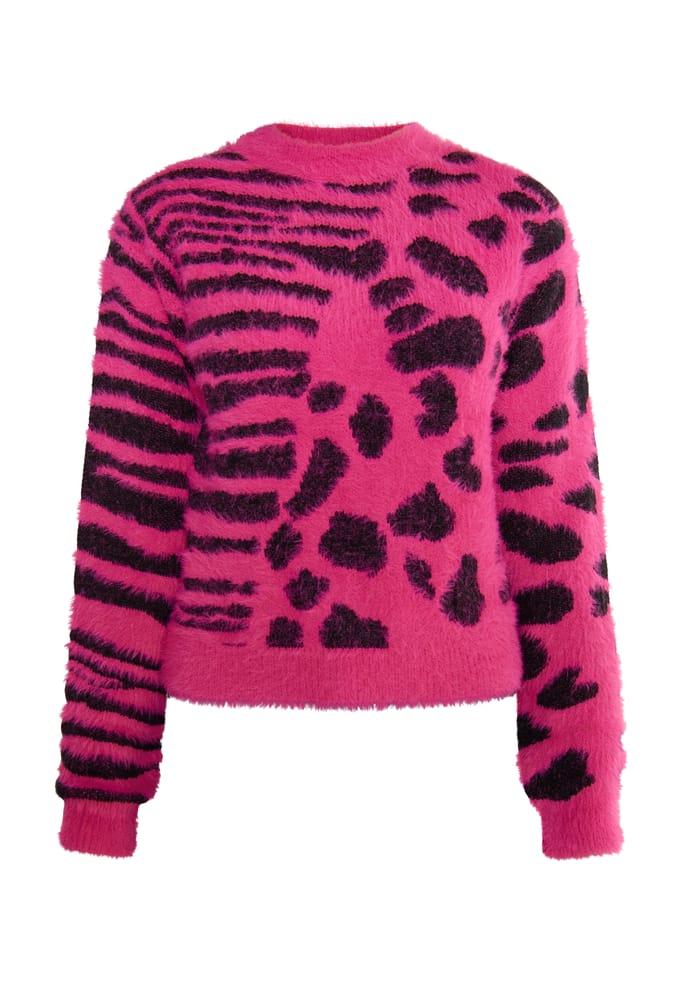 Mymo Gebreide trui Dames roze