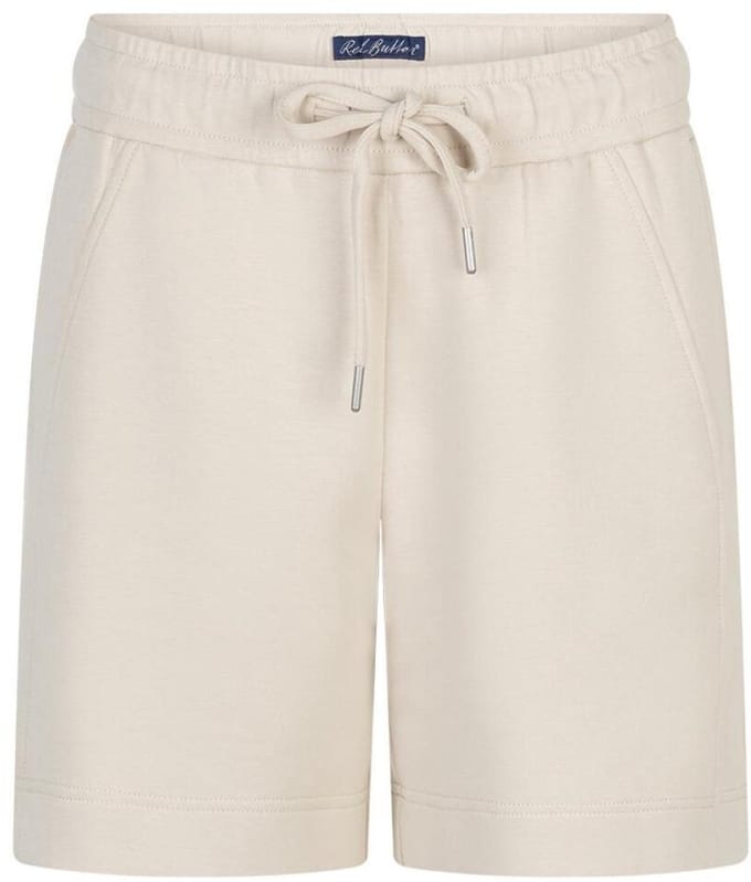 Red Button beige dames broek   Regular fit   Steekzakken   Elastische boord   Regular waist Beige 34