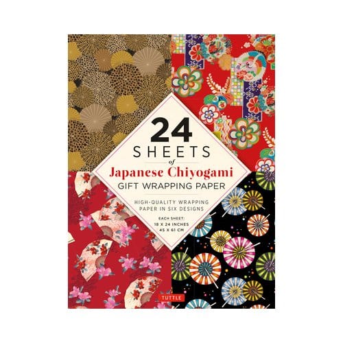 Chiyogami Patterns Gift Wrapping Paper - 24 Sheets