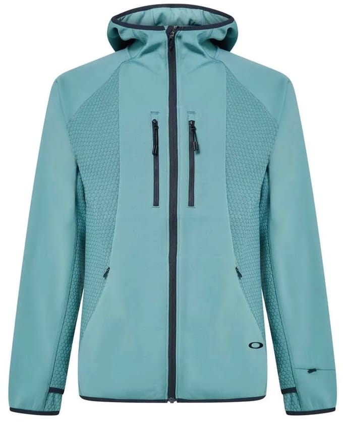 Oakley Apparel Drift Tech Fleece Met Volledige Rits Groen,Blauw M Man