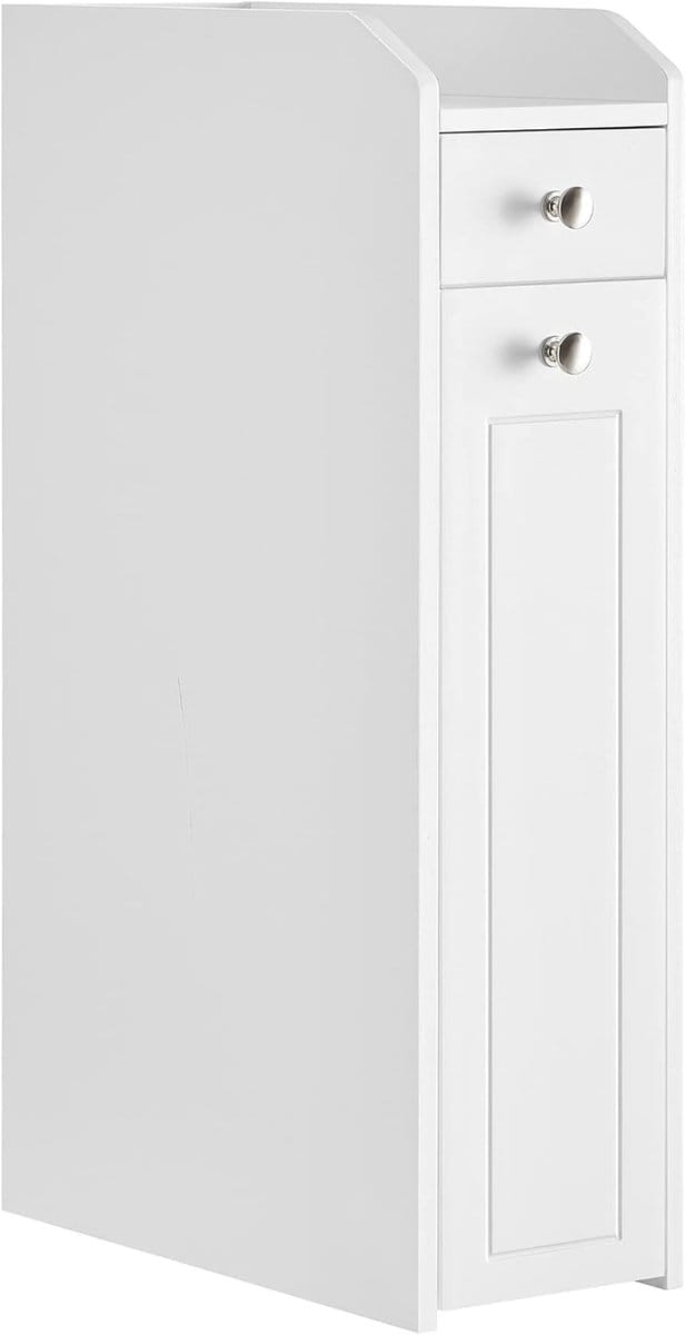 Hoppa! Badkamerkast - Wit - MDF - 40 x 18 x 70 cm (B x D x H)