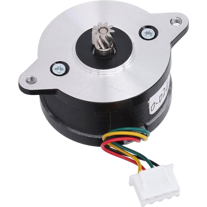 Ronde Stappenmotor 2PH 1.8 Staphoek DC 2.4V 1A 9T Schuin Tandwiel 36mm voor Bambu Lab X1 X1C P1P P1S 3D Printer Extruder white