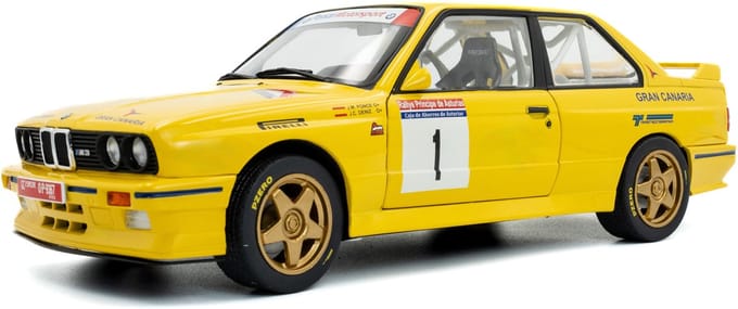 BMW M3 (E30) Gr.A #1 3Rally Principe Asturias 1992 modelauto 1:18 Solido