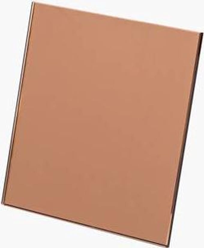 Reflector Square - Spiegel vierkant - Rose kleur